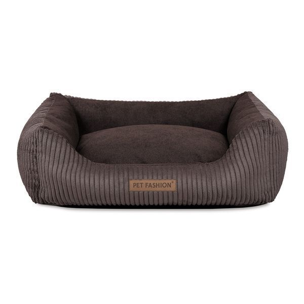 Лежак Pet Fashion DEVID для собак шоколадний 62*50*19 1111214887 фото