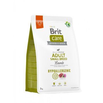 Корм сухий Brit Care Dog Hypoallergenic Adult Small Breed для дорослих собак малих порід від 1 до 10 кг гіпоалергенний з ягн 1111176557 фото