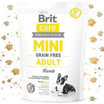 Корм сухий Brit Care Grain Free Mini Adult Lamb для дорослих собах мініатюрних порід з ягням 400 г 1111148813 фото