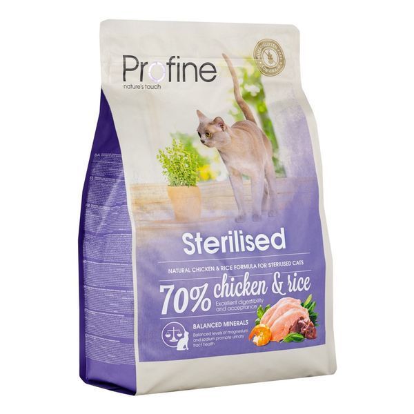 Корм сухий Profine Cat Sterilised для стерилізованих та кастрованих котів з куркою та рисом 2 кг 1111145729 фото
