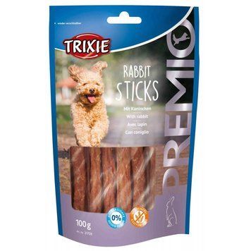Ласощі Trixie Premio Rabbit Sticks для собак палички з кроликом 100 г 1111141772 фото