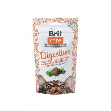 Ласощі Brit Care Functional Snack Digestion д/котів для підтримки травлення з тунцем 50 г 1111176213 фото
