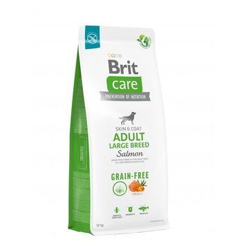 Корм сухий Brit Care Dog Grain-free Adult Large Breed для дорослих собак великих порід беззерновий з лососем 12 кг 1111173384 фото
