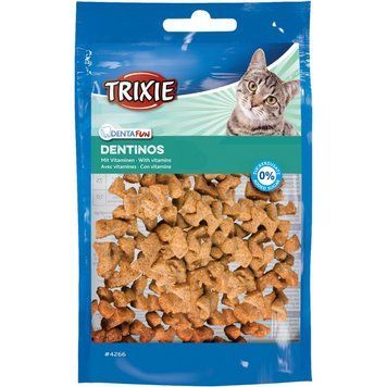 Ласощі Trixie Denta Fun Dentinos для котів для здоров_я зубів 50 г 1111120314 фото