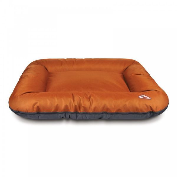 Лежак Pet Fashion Askold 4 для собак теракотовий/сірий 80x60x13 см 1111170060 фото