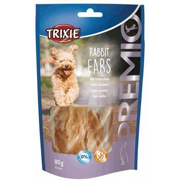 Ласощі Trixie Premio Rabbit Ears для собак вушка кролика та філе курки 80 г 1111157556 фото