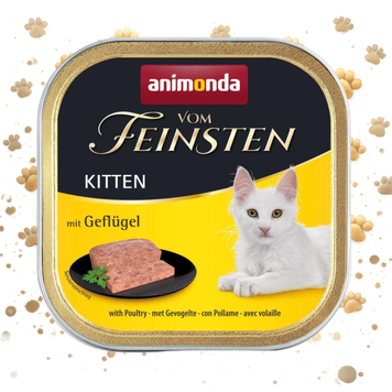 Корм вологий Vom Feinsten Kitten with Poultry для кошенят з птицею 100 г 1111171472 фото