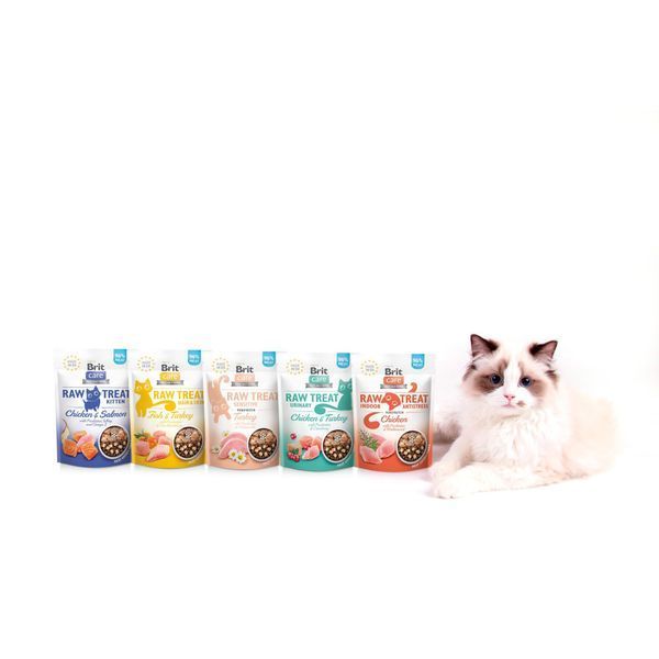 Ласощі Brit Raw Treat Freeze-dried Urinary д/котів д/сечовидільної системи курка та індичка 40 г 1111180675 фото