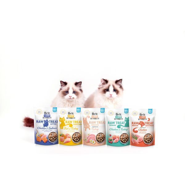 Ласощі Brit Raw Treat Freeze-dried Urinary д/котів д/сечовидільної системи курка та індичка 40 г 1111180675 фото