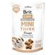 Ласощі Brit Care Mini Treats Think д/собак малих порід д/розумових здібностей індичка смак арахісове масло 50 г 1111210200 фото 1