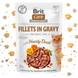 Корм вологий Brit Care Fillets in Gravy Hearty Duck д/котів філе в соусі з качкою 85 г 1111162662 фото 1