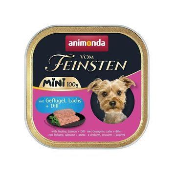 Корм вологий Vom Feinsten Adult Mini для собак міні порід з птицею, лососем 100 г 1111209704 фото