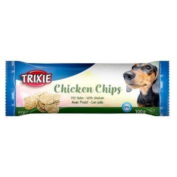 Ласощі Trixie Chicken Chips для собак чіпси зі смаком курки d-4 см 100 г 1111170309 фото