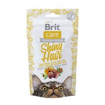 Ласощі Brit Care Functional Snack Shiny Hair д/котів для здоров я шкіри та шерсті з лососем 50 г 1111158249 фото