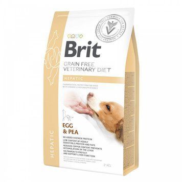 Корм сухий Brit Grain Free VetDiet Dog Hepatic для собак з хворобою печінки з яйцем горохом бататом та гречкою 2 кг 1111151948 фото