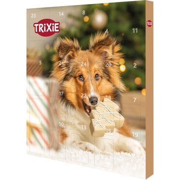 Адвент-календар Trixie для собак Різдвяний з ласощами 30х34х3,5 см 1111158314 фото