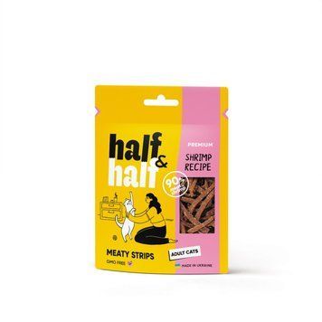 Ласощі Half and Half м ясні смужечки з креветкою для котів, 50 г 1111203548 фото